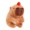 Plush Capybara Entertaining Toy With Ideal For Children Gift And Room Decoration
