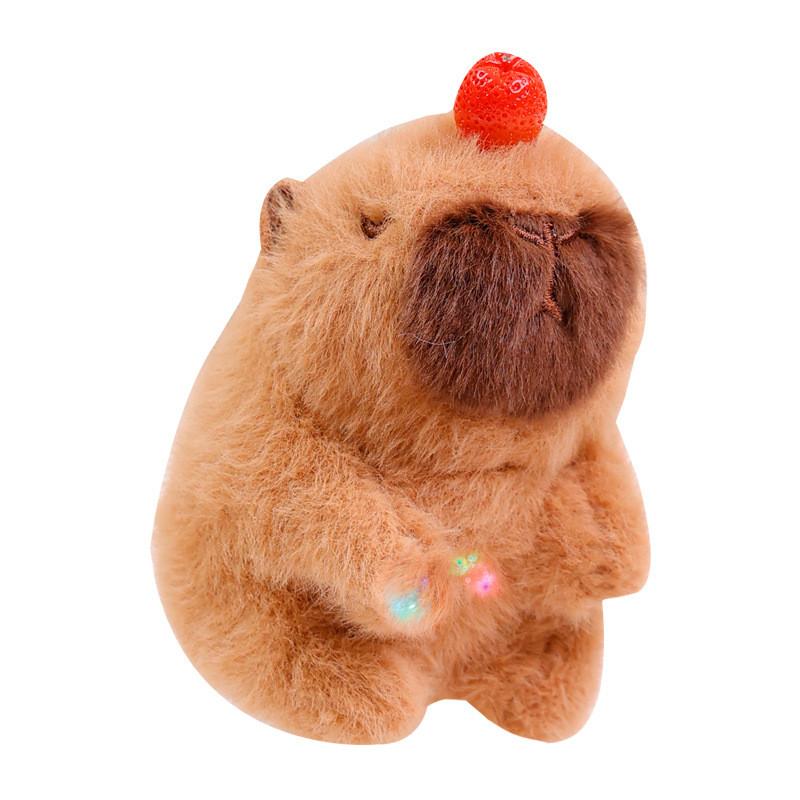 Plush Capybara Entertaining Toy With Ideal For Children Gift And Room Decoration