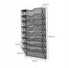 Eleganter Wand-Organizer, Dokumentenablagen, 8-Fächer-Organizer