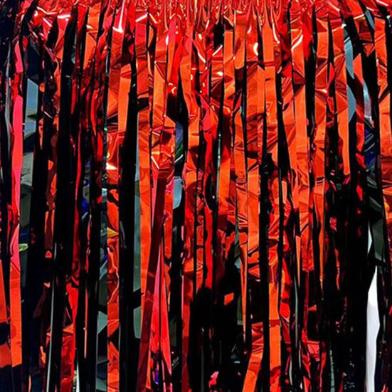 Adult Skirt Rain Fringe Tassel Party Skirt Bright Color Adjustable Curtain Mini Skirt Festival-ready Performance Skirt