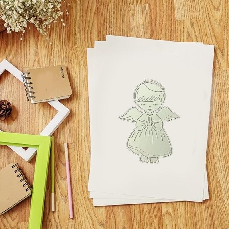 Metal Mold for DIY Supplies Metal Cutting Die Angel Girl Handsize Simple Mold Fine Made DIY Embossing Paper Dies