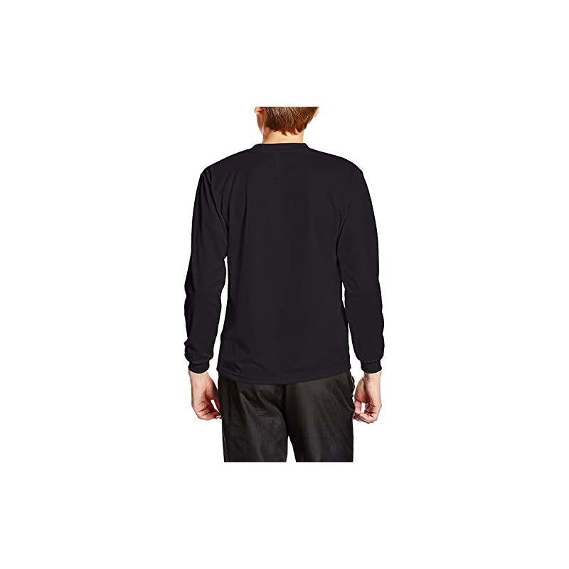[Glimmer] Long Sleeve 4.4oz ALT Dry Long Sleeve T-Shirt 00304-ALT Men's Black L