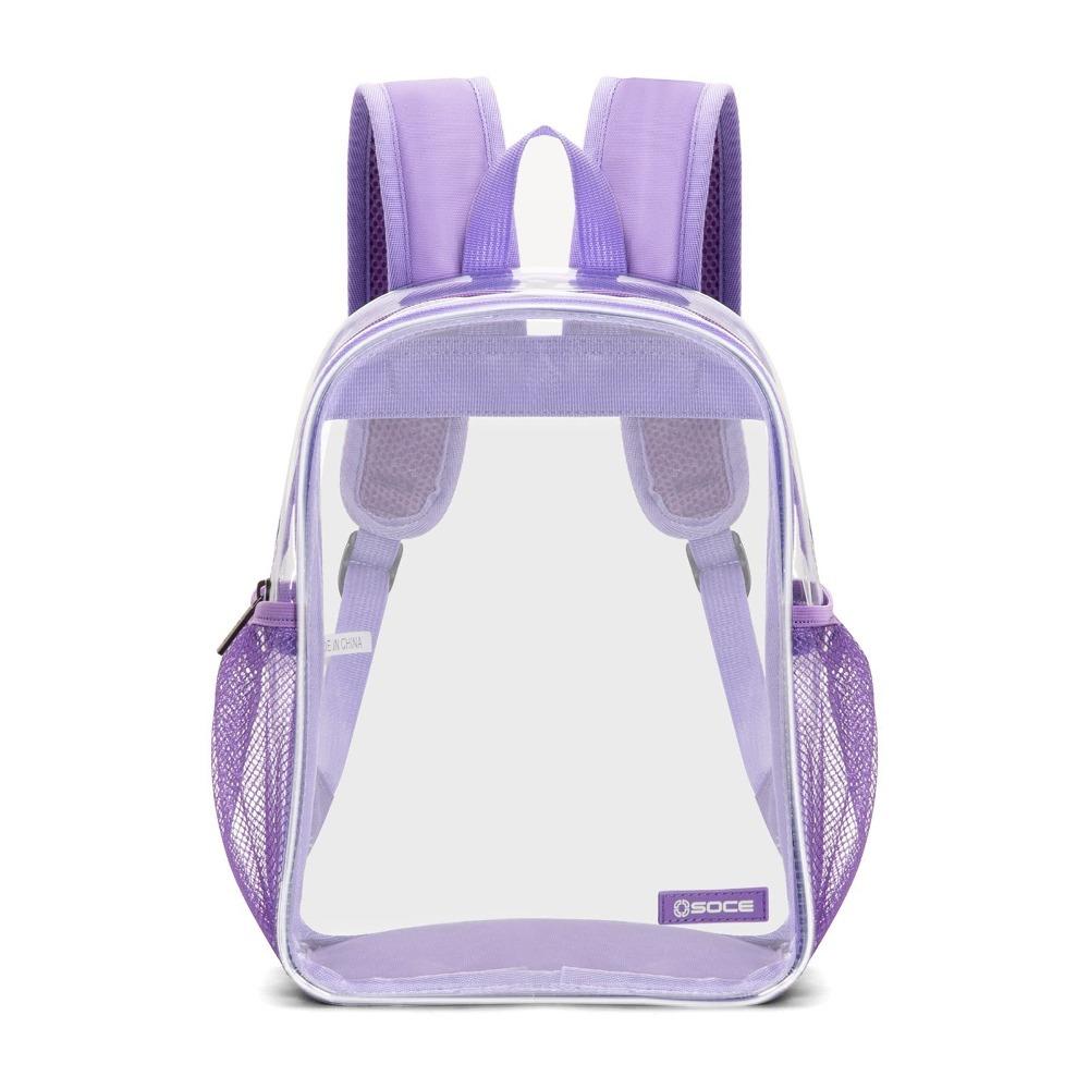 Water-Resistant Clear Backpack  for Concert Sport Event Work Security Travel Festival