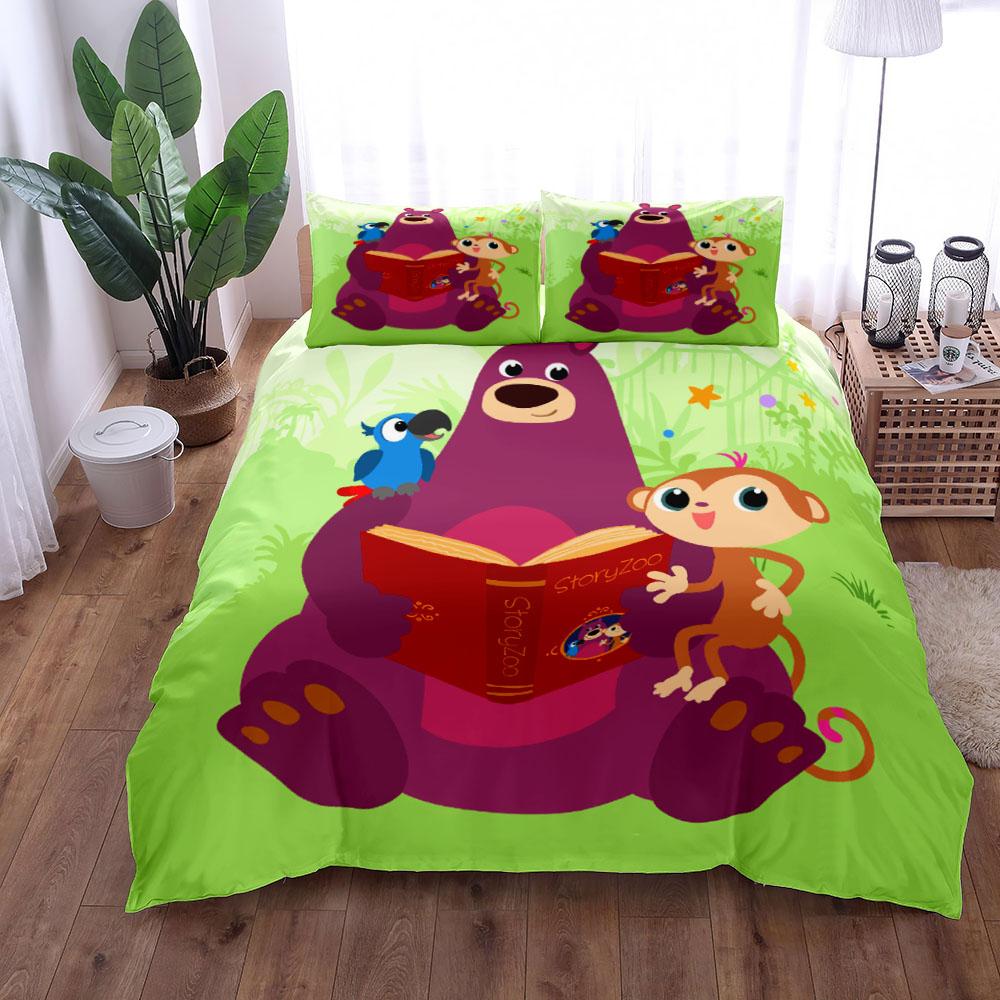 Spanish Fruitties Children Duvet Cover Set King Queen Double Twin Single Bed Linen Set