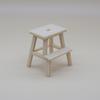 1 Piece Plastic Kitten Footstool Double-Layer Sit Chair Holding Stool 1/12 Dollhouse Miniature Cat Step Stool
