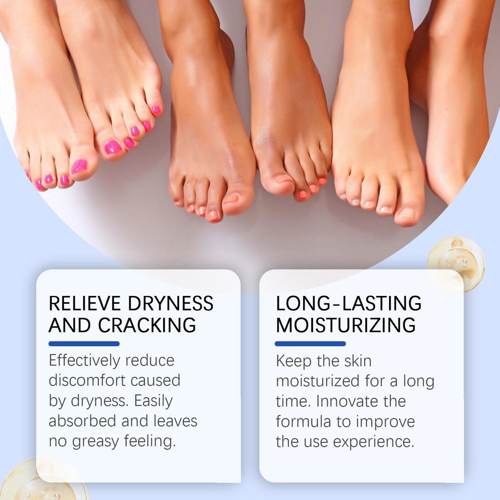Oceaura Foot Care Moisturizing Cream Rich Hydrating Formula For Soft Silky Skin