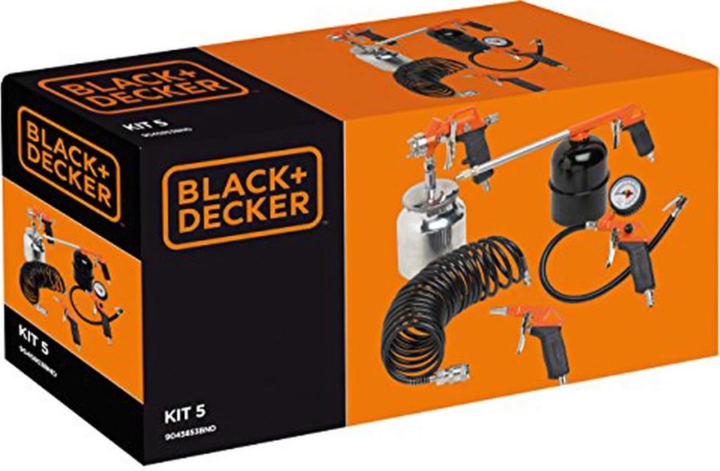 Black+Decker 9045853BND Pneumatic Kit 5 Pcs (8016738762525)
