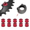 10Pcs Single Speed Chainring Bolts M8 Bicycle Chainring Bolts Chain Ring Bolts  Bike Components