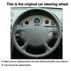 Beige Car Steering Wheel Cover for Mercedes Benz E63 W210 E240 E280 E320 02-2005