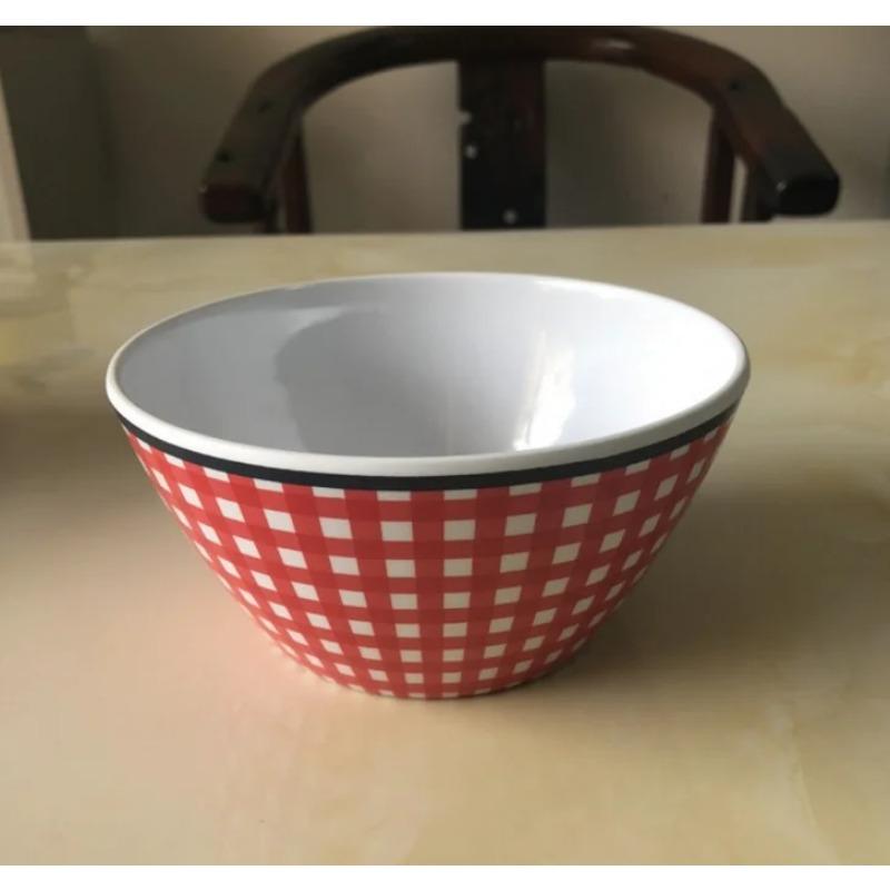 9 Inch Melamine Tableware Bowl Commercial Rectangular Pot Shop Dishes