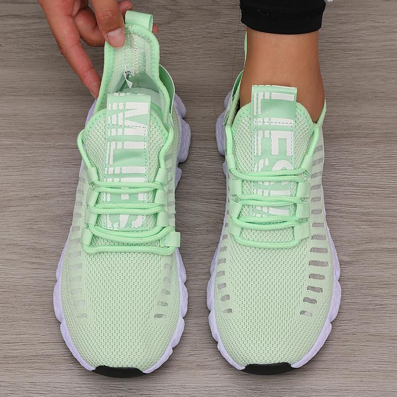 Women's Platform Sports Shoes with Fashionable Trendy Design Breathable Comfortable Shoes Outdoor Hiking  Walking Casual Shoes