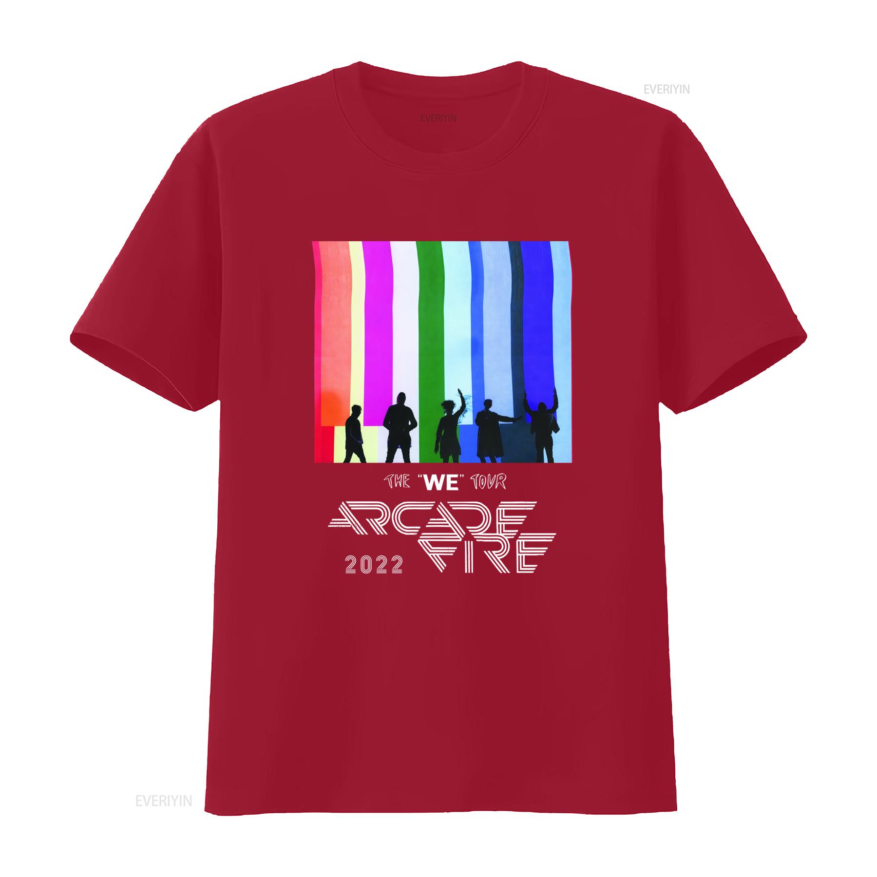 

Arcade Fire 2022 The We Tour T Shirt Perfect for Fans Vibrant Design High Quality Print vintage Washed streetwear S