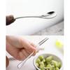 VANRA 5in 4-Piece Flatware Set - Silver Stainless Steel - 2 Forks and 2 Spoons - Salad, Teaspoon, Cocktail, Coffee, Serving, Appetizer