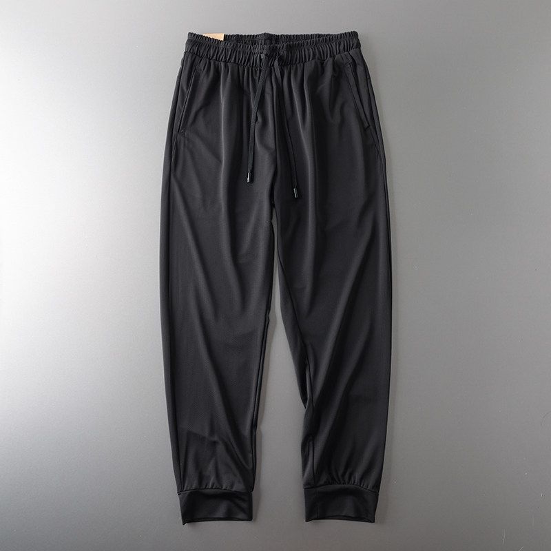 Export Original Tail Single Cut Label Casual Straight-Leg Loose Track Pants Men's Summer Ice Silk Quick-Drying Pants Men's Casual Pants