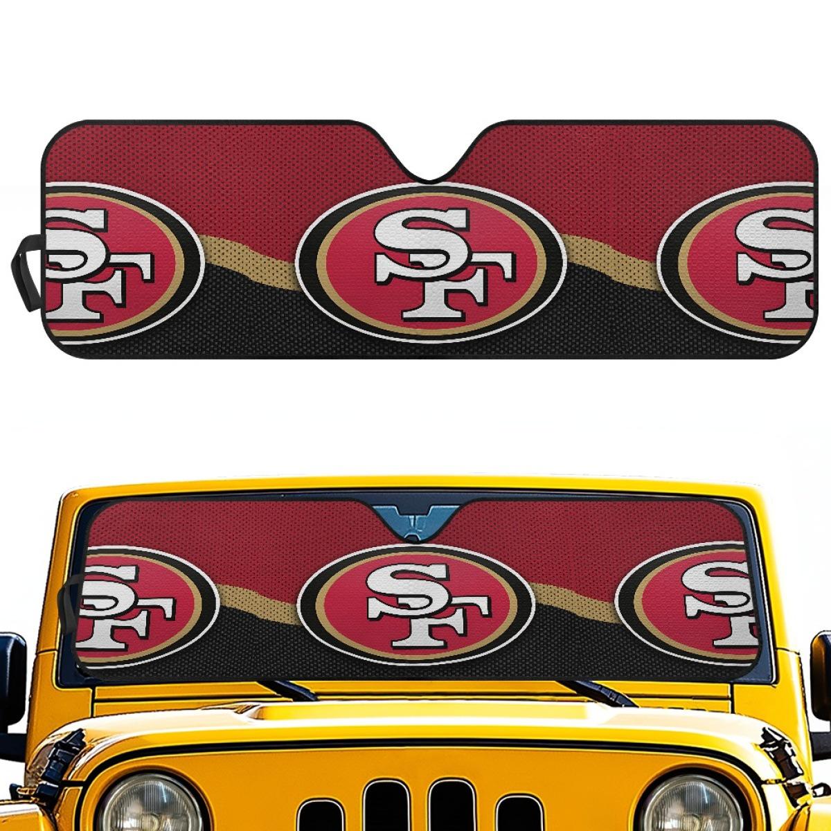 San Francisco 49ers Custom Car Windshield Sunshade