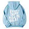 SOLY HUX Women's Sweatshirt Pattern Hoodie Casual Long Sleeve Loose Pullover with Kangaroo Pocket