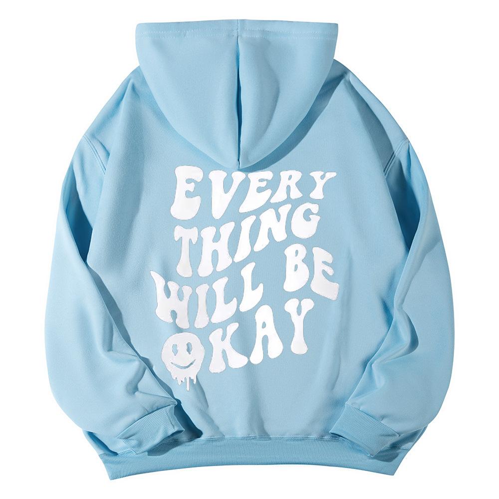 SOLY HUX Women's Sweatshirt Pattern Hoodie Casual Long Sleeve Loose Pullover with Kangaroo Pocket