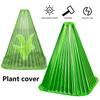 5-31Pcs Growth Box Planting Tent Reusable Square Use Plant Clock Cover To Protect Plants From Bird Frost and Snail Damage Green