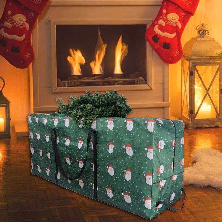 Large Capacity Tree Preservation Bag Waterproof Wreath Pouch Holiday Decoration Holder with Strong Handles and Zippers
