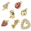 Insect/Fruit-Inspired Zirconia Charms Pendant for DIY Handmade Jewelry Accessories and Women's Jewelry Making Materials:VD1888