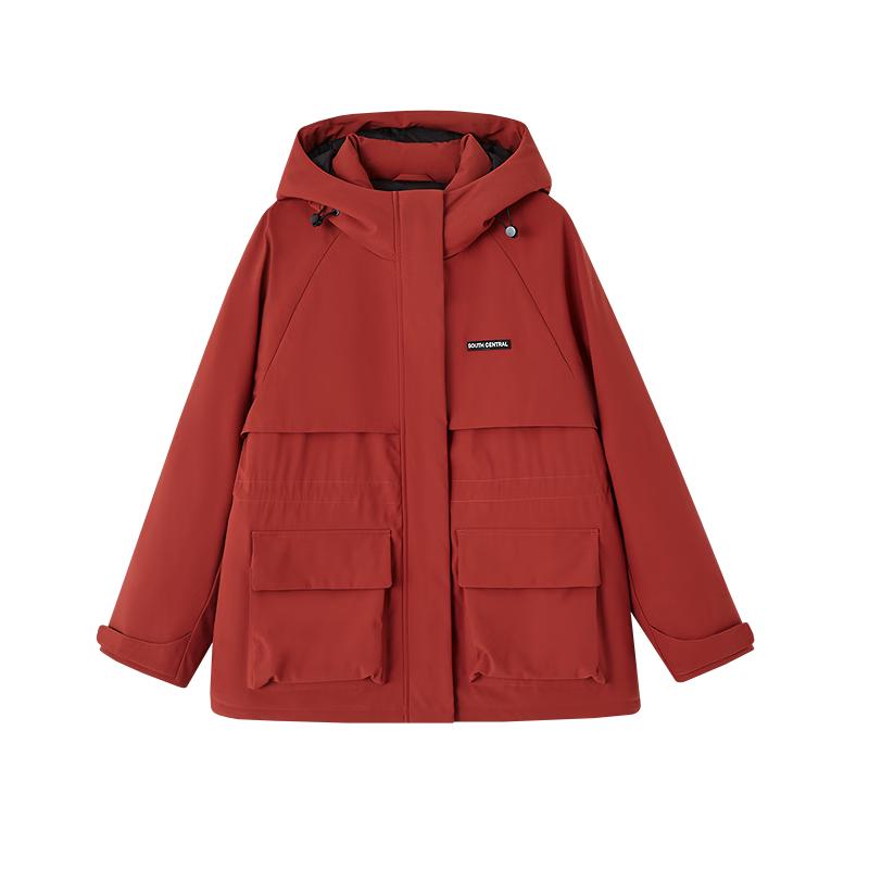 Demana Women's Three-Proof Tech Hooded 90% Goose Down Jacket