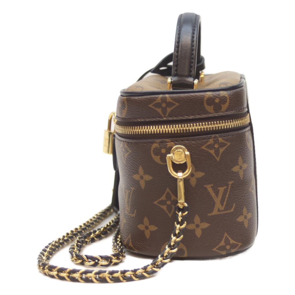 LOUIS VUITTON 20 years M45165 Monogram Reverse Vanity NV PM Shoulder bag Brown / BlackUsed