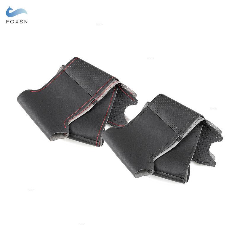 Αξεσουάρ εσωτερικού αυτοκινήτου Κάλυμμα τιμονιού από μικροΐνες δέρματος για Renault Clio 5 (V) Ζωή