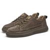 Men's Shoes Breathable Soft Sole Retro British Trend Youth Comfortable Large Size Sports Fashion Casual Board Shoes