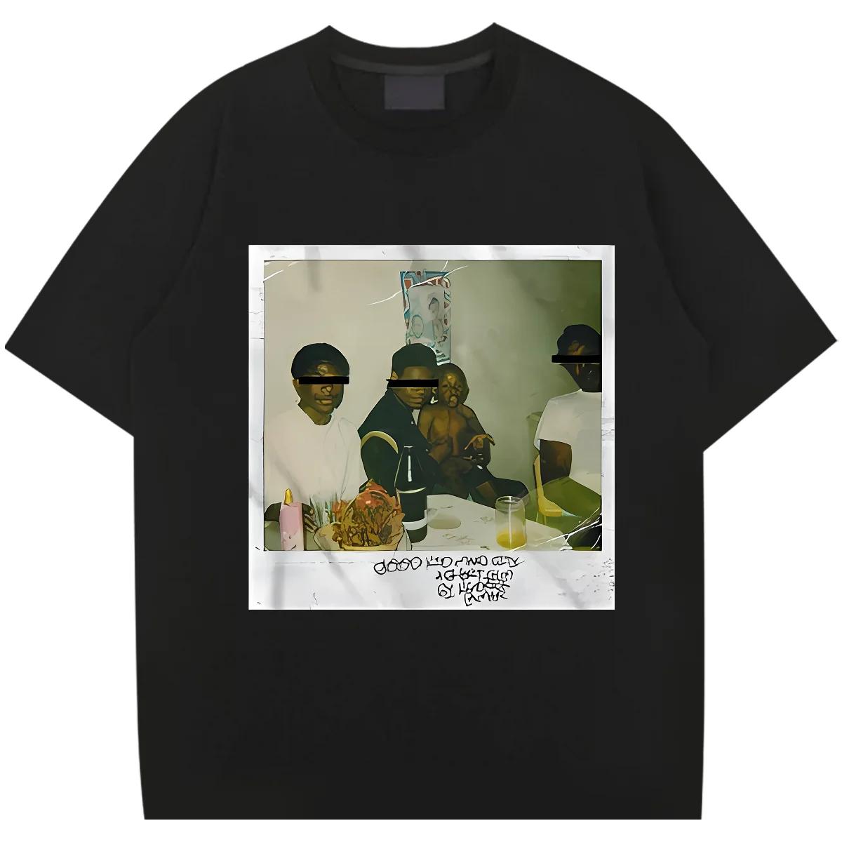 

Футболка свободного кроя с коротким рукавом и круглым вырезом, семейная ретро-футболка для мужчин, футболка в стиле рэп с принтом, повседневная футболка, слегка эластичные футболки M