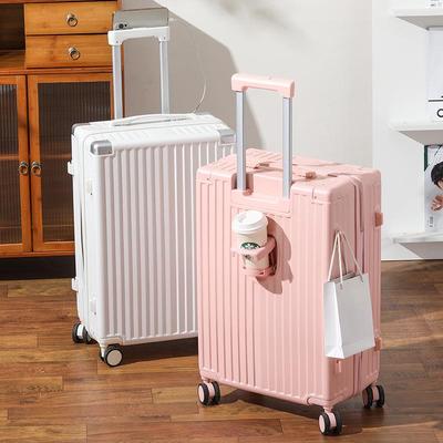 2025 Durable Women's Suitcase: Pressure & Wear-Resistant 20" Carry-on and 24" Wheeled Case for Students