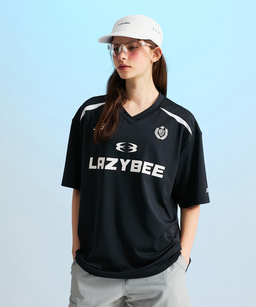 Leijibi Hydro Mesh Performance Oversized M Rash Guard Short Sleeve Jersey Black