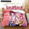 3D Print Anime Angel Beats Bedding Set Duvet Cover Bed Set Quilt Cover Pillowcase Comforter king Queen Size Boys Adult Bedding