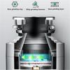 Home Kitchen 1HP Garbage Disposal Continuous Feed Food Waste Machine 630w 220v