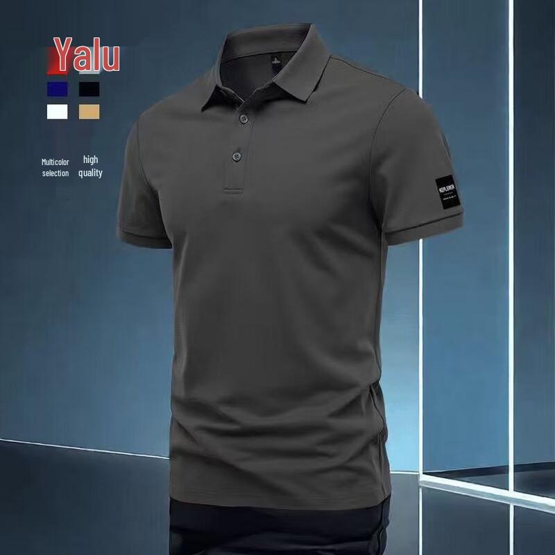 Men s Summer Short Sleeve Polo Shirt 4XL