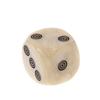 10Pcs 16Mm Acrylic Ivory Dice D6 Dice For Board Game Round Entertainment Party