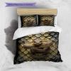 Cartoon Pattern Bedding Quilt Set Quilt Cover Pillowcase Home Decoration Birthday Gift (1 * duvet cover + 2 * pillowcase, without core)