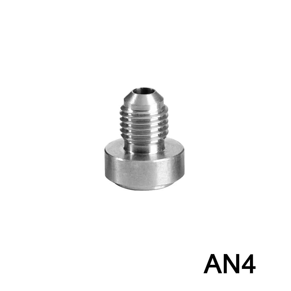 1PCS  Male Billet Stainless Steel Straight Male Weld Fitting AN6 AN8 AN10 AN12 AN16 AN20 Adapter Weld Bung Nitrous Hose Fitting