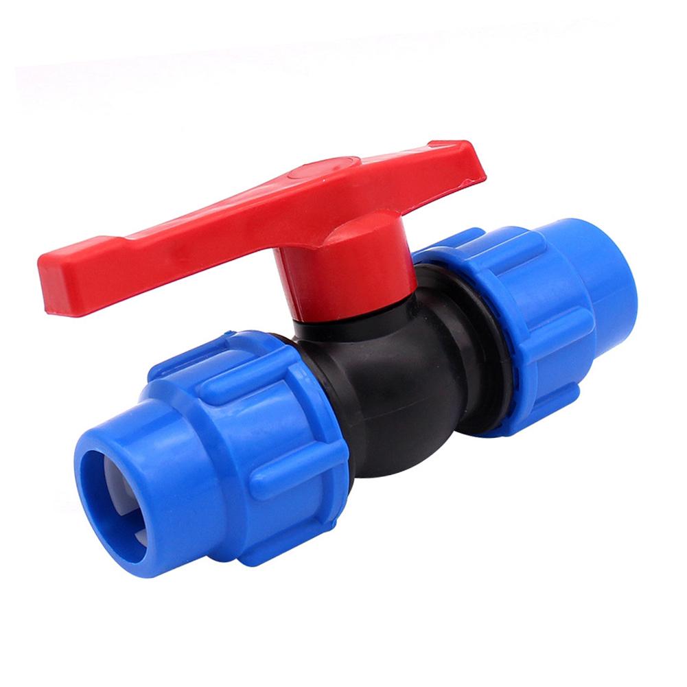 20 25 32 40 50mm Plastic Quick Ball Valve for PE Pipes - Irrigation Water Fitting with High Pressure Resistance