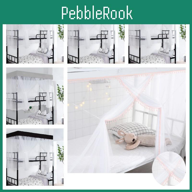 Multi-colored Mosquito Net Bed For A Peaceful Sleep Easy To Install Without Tools