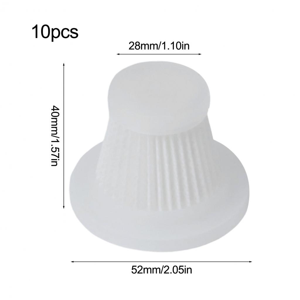 Auto Staubsauger Filter Set mit 10 Essentiellen Teilen für Optimale Staubkontrolle