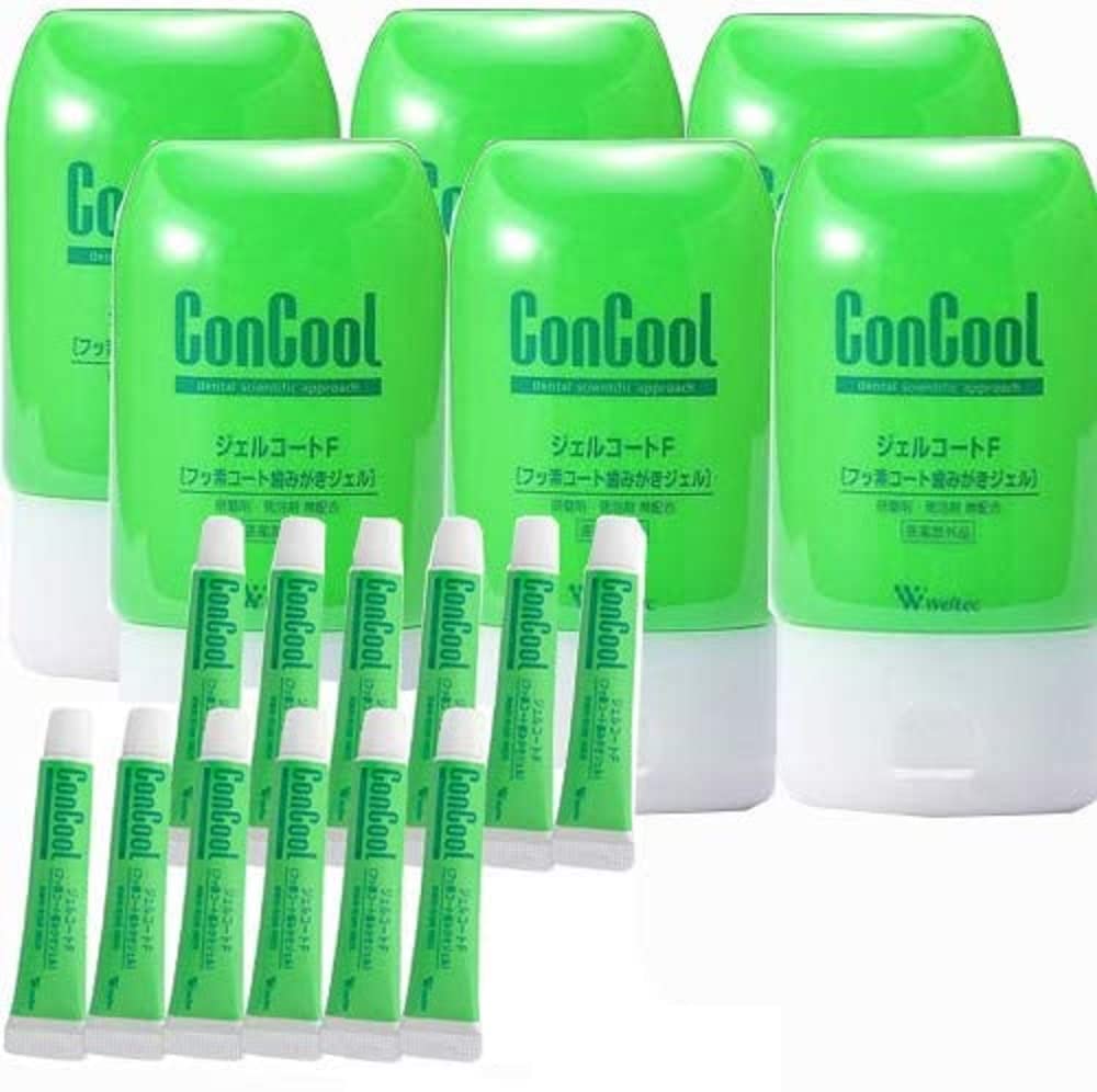 

[6 флаконов + 12 образцов] Concours Гель-лак F 90 г x 6 флаконов + 12 образцов (4954799015102)