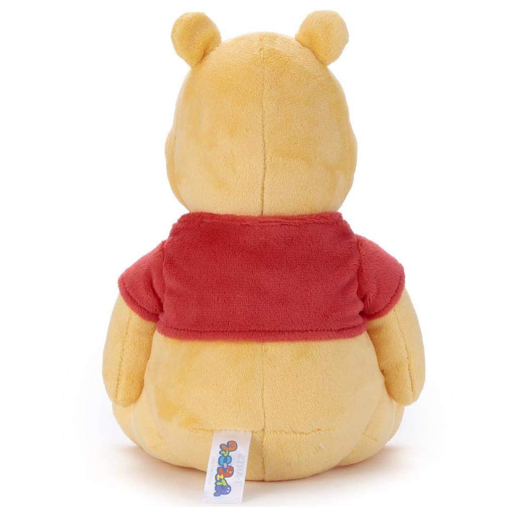 TAKARATOMY A.R.T.S. Disney Charakter Lustiges Gesicht Plüschtier S, Winnie Puuh M, Plüschtier Höhe ca. 21 cm