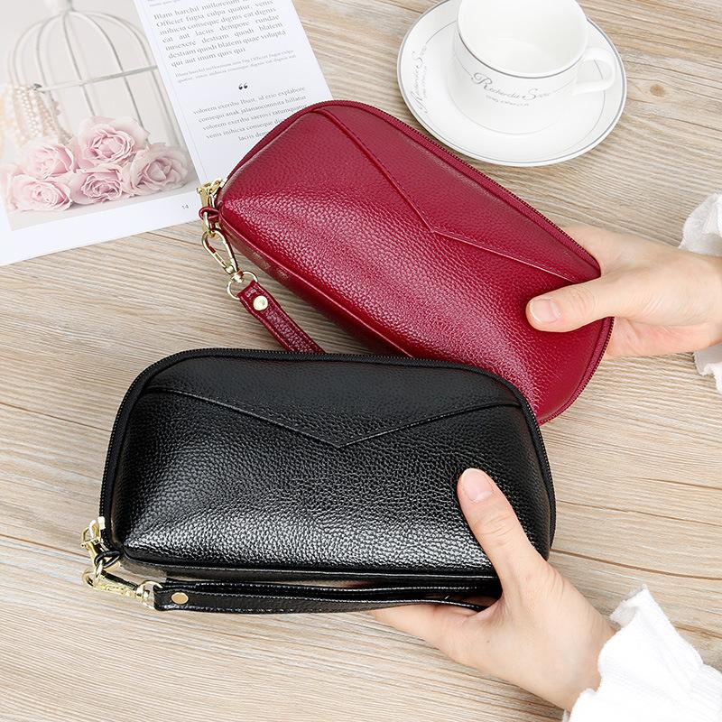 

Women s Large-Capacity Shell Bag - Long Wallet, Clutch Purse, Coin Pouch & Card Holder 19 * 10 * 3.5CM рожевий