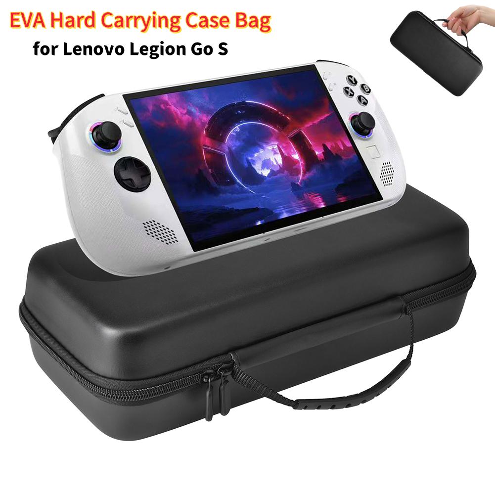 For Lenovo Legion Go S EVA Hard Carrying Case Bag Handheld Waterproof Hard Shell Case Anti-Drop Protective Case with Mesh Pocket