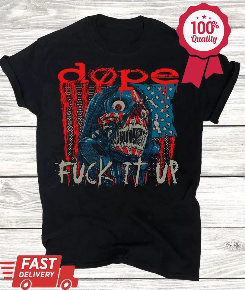 New Dope BAND Tour Collection Cotton Gift for Fan Size hot shirt new Unisex T-Shirt XXXXL