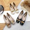 New Women Leather Flat Shoes Girl Casual Shoes Fashion Leather Slip-on Loafers