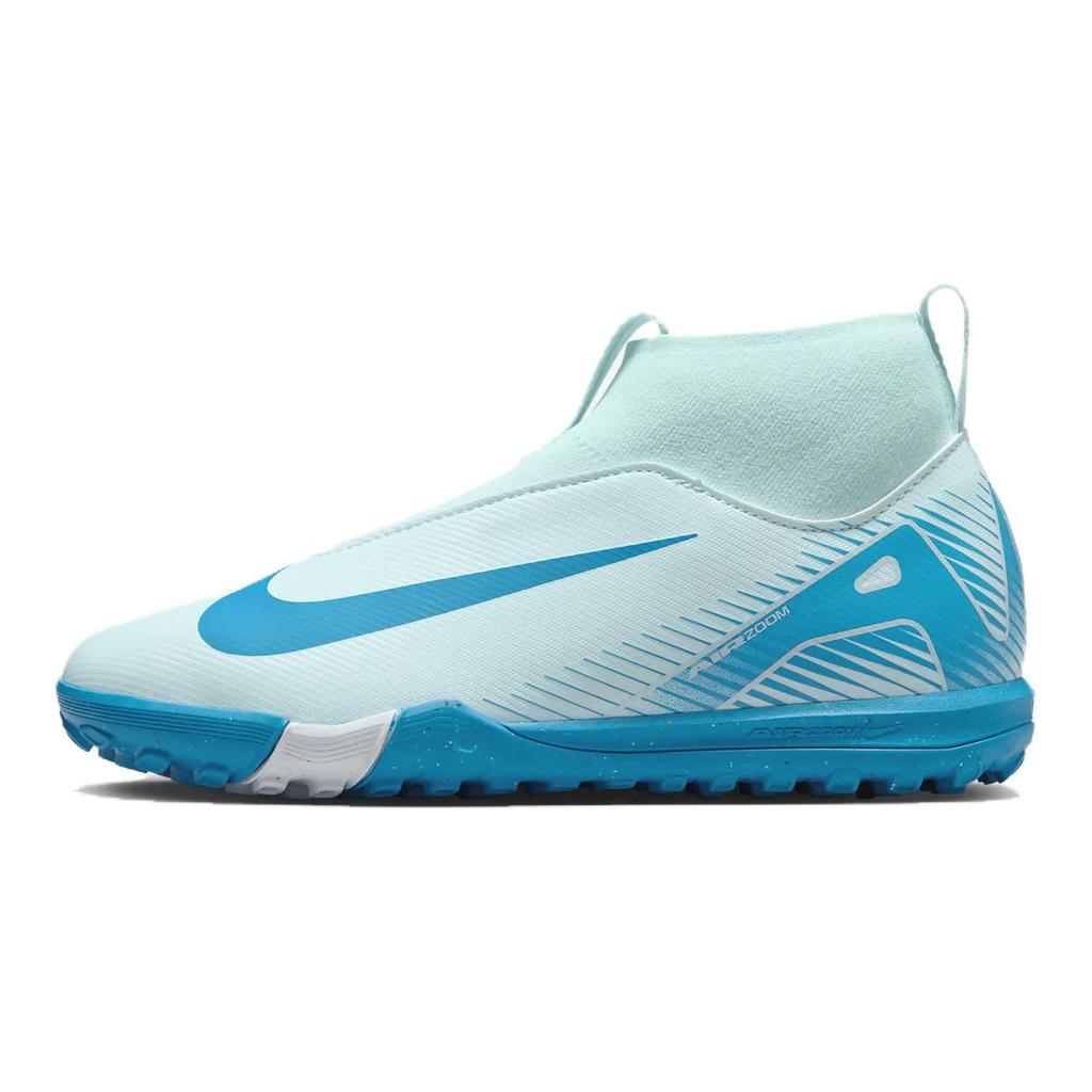 New Nike Mercurial Superfly 10 Anti Slip Wear Resistant High Top Kids' Soccer Shoes Blue Kids' FQ8310-400