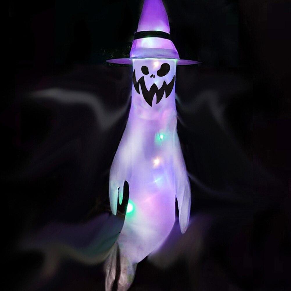 Halloween Ghost Windsocks Hanging Decorations Flag Wind Socks For Home Yard Outdoor Decor Party Supplies