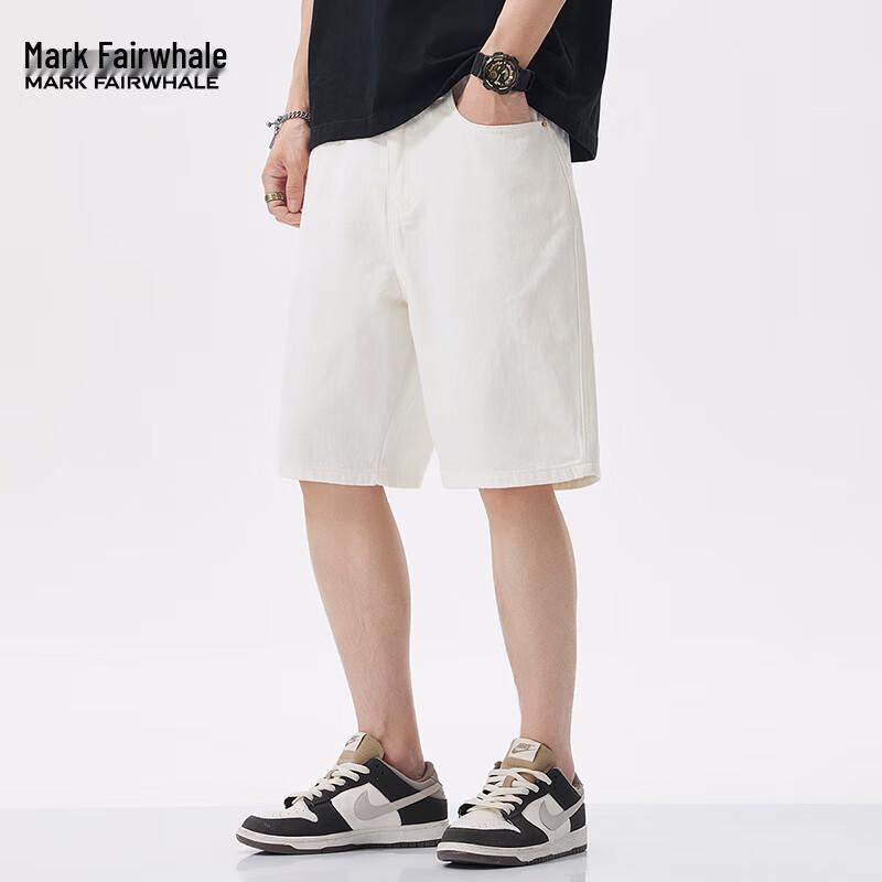 Mark Fairwhale Men's Pure Cotton Denim Shorts