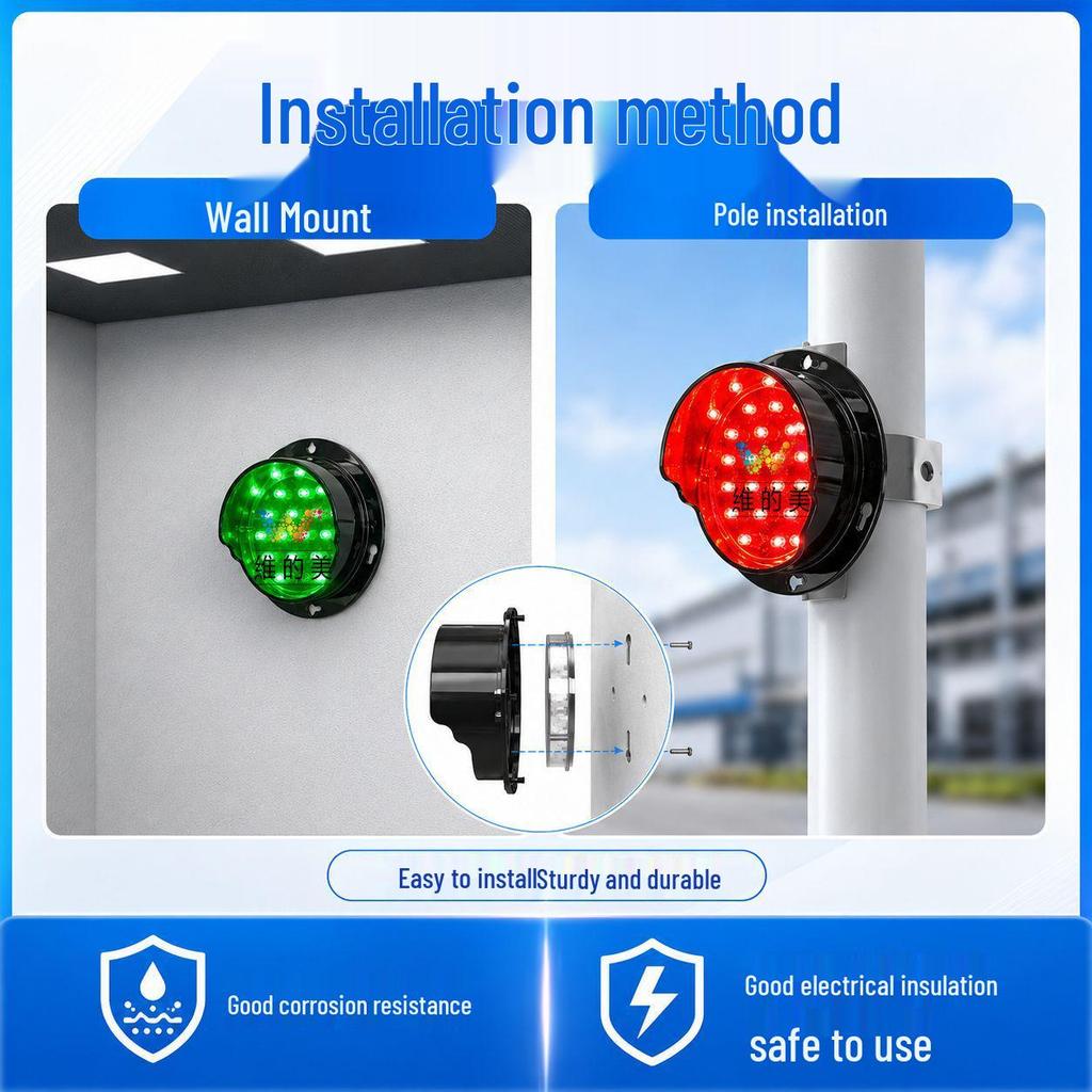Vehicle-Mounted Weighbridge Traffic Signal: 12V/24V Indicator for Car Wash & Parking Spaces